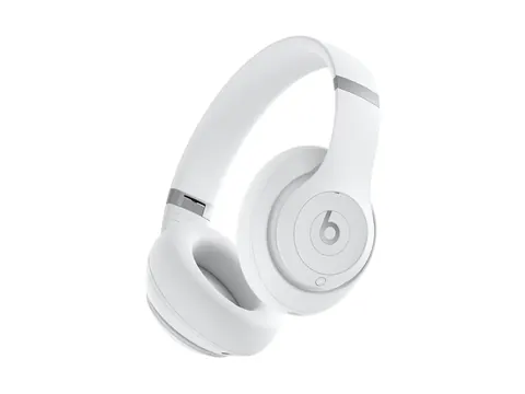 Beats Studio Pro wireless over-ear headphones in matte white