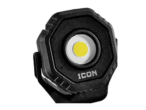 ICON black rechargeable magnetic LED floodlight