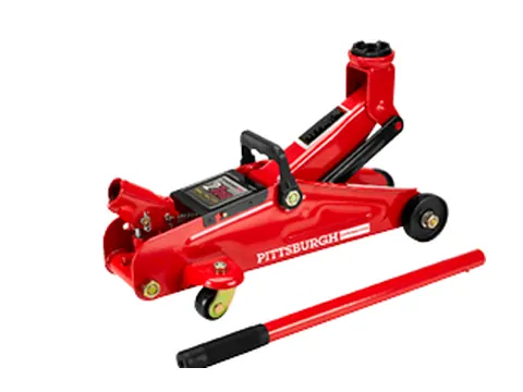PITTSBURGH red 2-ton compact trolley jack with handle