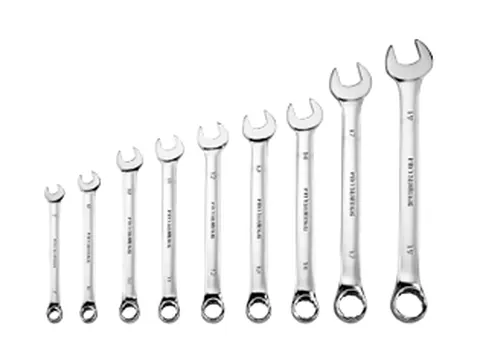 PITTSBURGH 9-piece polished combination wrench set