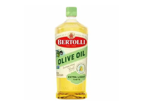 Bottle of Bertolli olive oil