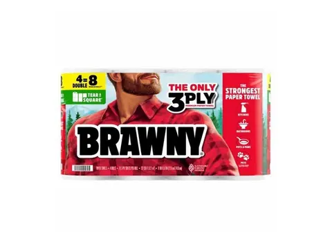 Brawny paper towels 4-roll pack