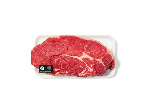 Boneless chuck roast in a Publix tray