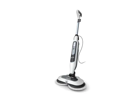 White Shark Steam and Scrub steam mop with twin rotating pads